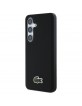 Lacoste Samsung S25 Case Iconic Petit Pique Woven MagSafe Black