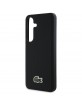 Lacoste Samsung S25 Case Iconic Petit Pique Woven MagSafe Black