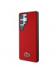 Lacoste Samsung S25 Ultra Case Iconic Petit Pique Woven MagSafe Red