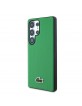 Lacoste Samsung S25 Ultra Case Iconic Petit Pique Woven MagSafe Green