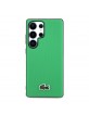 Lacoste Samsung S25 Ultra Case Iconic Petit Pique Woven MagSafe Green
