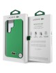 Lacoste Samsung S25 Ultra Case Iconic Petit Pique Woven MagSafe Green
