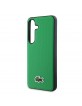 Lacoste Samsung S25 Case Iconic Petit Pique Woven MagSafe Green