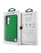 Lacoste Samsung S25 Case Iconic Petit Pique Woven MagSafe Green