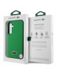 Lacoste Samsung S25+ Plus Case Iconic Petit Pique Woven MagSafe Green