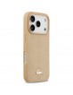 Lacoste iPhone 17 Pro Hülle Case Monogramm Gold Logo MagSafe Beige