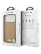 Lacoste iPhone 17 Pro Max Hülle Case Monogramm Gold Logo MagSafe Beige