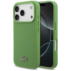 Lacoste iPhone 17 Pro Hülle Case Petit Pique Lacquer MagSafe Grün