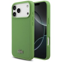 Lacoste iPhone 17 Pro Max Hülle Case Petit Pique Lacquer MagSafe Grün