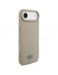 Lacoste iPhone 17 Air Hülle Case Petit Pique Lacquer MagSafe Taupe