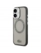 Lacoste iPhone 17 Hülle Case Shockproof Frosted MagSafe Schwarz