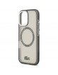Lacoste iPhone 17 Hülle Case Shockproof Frosted MagSafe Schwarz