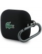 Lacoste AirPods Pro 3 Hülle Case Silikon Croc Logo Schwarz