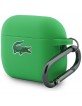 Lacoste AirPods Pro 3 Hülle Case Silikon Croc Logo Grün