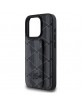 Lacoste iPhone 15 Pro Case Grip Stand Monogram Black
