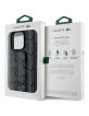 Lacoste iPhone 15 Pro Case Grip Stand Monogram Black