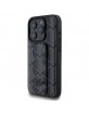 Lacoste iPhone 15 Pro Max Grip Stand Monogram Case in Black