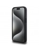 Lacoste iPhone 15 Pro Max Grip Stand Monogram Case in Black
