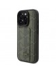 Lacoste iPhone 16 Pro Max Grip Stand Monogram Case in Khaki