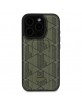 Lacoste iPhone 16 Pro Max Grip Stand Monogram Case in Khaki
