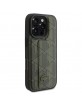 Lacoste iPhone 16 Pro Max Grip Stand Monogram Case in Khaki
