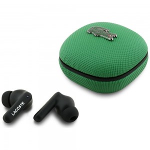 Lacoste Bluetooth Kopfhörer TWS Iconic Petit Pique Grün