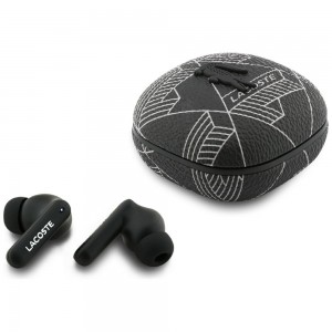 Lacoste Bluetooth Kopfhörer Monogram The Blend ENC ANC Schwarz