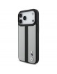 BMW iPhone 17 / 18 Pro Max Hülle Case MagSafe M Perforated Stripe Grau