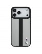 BMW iPhone 17 / 18 Pro Max Hülle Case MagSafe M Perforated Stripe Grau