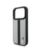 BMW iPhone 17 Pro / 18 Pro Hülle Case MagSafe M Perforated Stripe Grau
