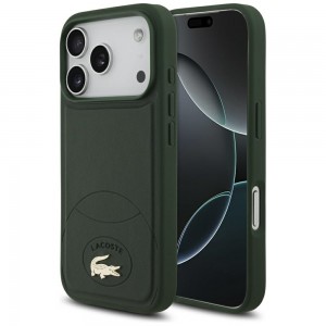 Lacoste iPhone 17 Pro Hülle Case Bliss MagSafe Grün