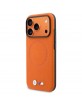 BMW iPhone 17 Pro Max Hülle Case M FW Logo Metal MagSafe Orange