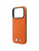BMW iPhone 17 Pro Max Hülle Case M FW Logo Metal MagSafe Orange