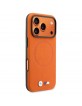 BMW iPhone 17 Pro Hülle Case M FW Logo Metal MagSafe Orange