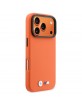 BMW iPhone 17 Pro Hülle Case MagSafe Stand Camera Frame Orange