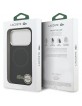 Lacoste iPhone 17 Pro Hülle Case Silikon Metal Logo Frame MagSafe Blau
