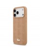 Lacoste iPhone 17 Pro Max Hülle Case Monogramm Gold Logo MagSafe Rosa