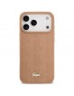 Lacoste iPhone 17 Pro Max Hülle Case Monogramm Gold Logo MagSafe Rosa