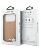 Lacoste iPhone 17 Pro Max Hülle Case Monogramm Gold Logo MagSafe Rosa