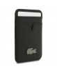 Lacoste Petit Pique Wallet Magsafe Card Holder Schwarz