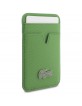 Lacoste Petit Pique Wallet Magsafe Card Holder Grün
