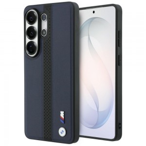 BMW Samsung S26 Ultra Hülle Case Perforated Stripe MagSafe Blau