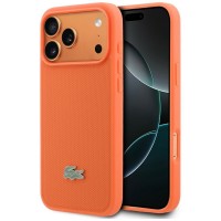 Lacoste iPhone 17 Pro Max Hülle Case Petit Pique Lacquer MagSafe Orange