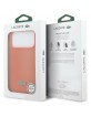 Lacoste iPhone 17 Pro Max Hülle Case Petit Pique Lacquer MagSafe Orange