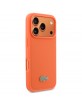 Lacoste iPhone 17 Pro Case Petit Pique Lacquer MagSafe Orange