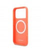 Lacoste iPhone 17 Pro Case Petit Pique Lacquer MagSafe Orange