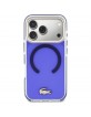 Lacoste iPhone 17 Pro Hülle Case Frosted Shockproof MagSafe Marine