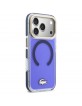 Lacoste iPhone 17 Pro Hülle Case Frosted Shockproof MagSafe Marine