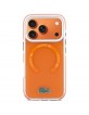 Lacoste iPhone 17 Pro Case Frosted Shockproof MagSafe Orange