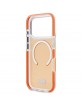 Lacoste iPhone 17 Pro Case Frosted Shockproof MagSafe Orange